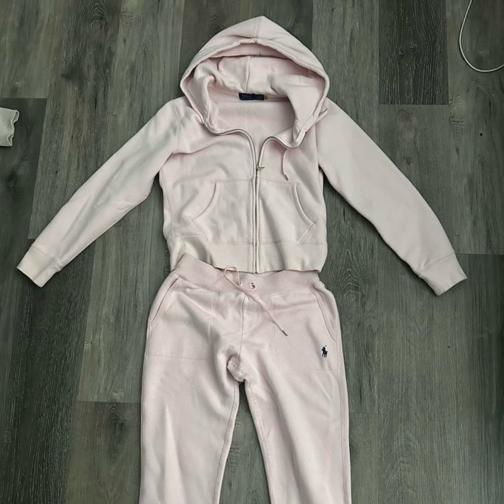 Polo by Ralph Lauren Pink Hoodie and Sweatpants Set